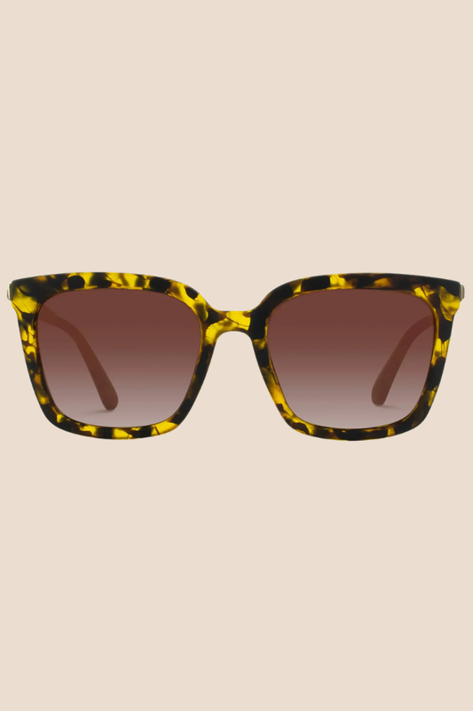 Madison Soft Tortoise / Gradient Brown Lens Polarized Sunglasses