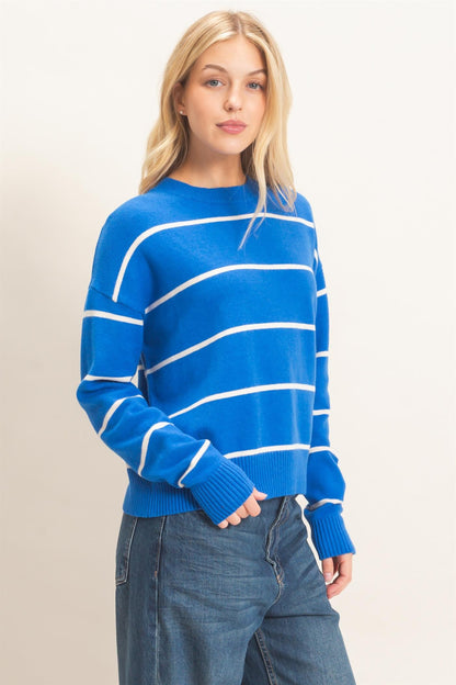 The Right Touch Blue Sweater