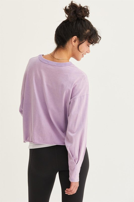 Weekend Wanderer Lavender Top