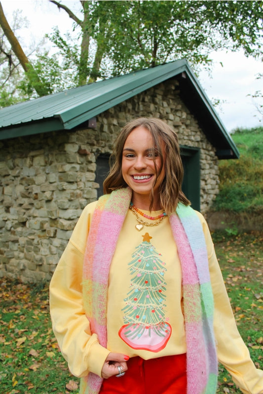 Festive Christmas Tree Sweatshirt