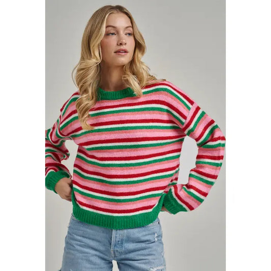 Casual Stripe Sweater