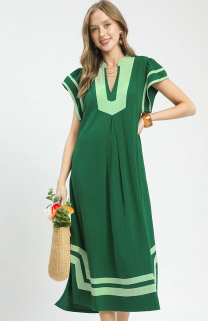 Read the Signs Kelly Green Dress