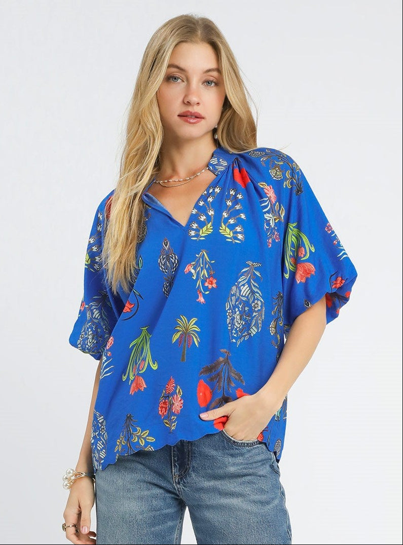 Pressed Flowers Top