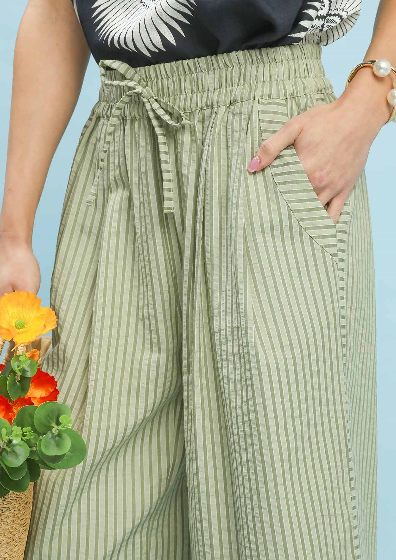 Smooth Strides Olive Pants