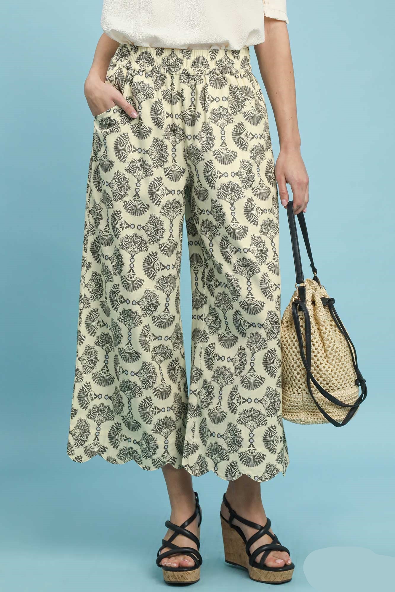 Arden Bloom Black Pants