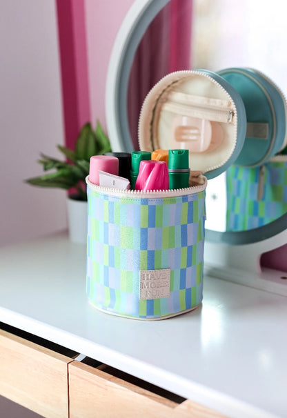 Barrel Organizer Watercolor Toiletry Bag