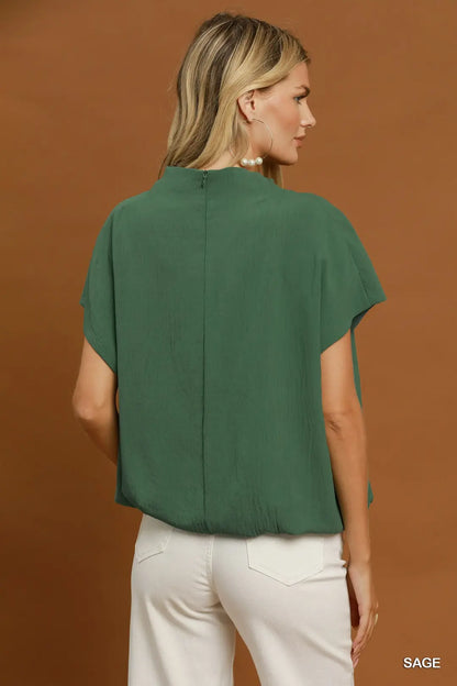 Looking Polished Sage Top
