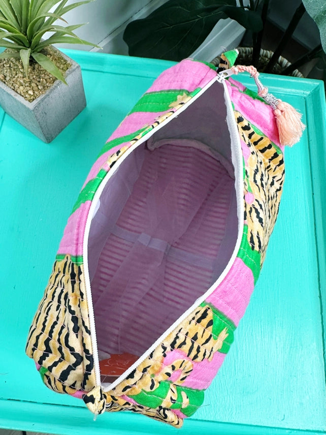 Tiger Glow Cosmetic Bag