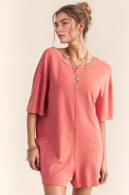 Think About It Brick Romper