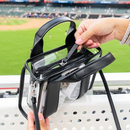 Jelly Midnight Black Clear Stadium Bag