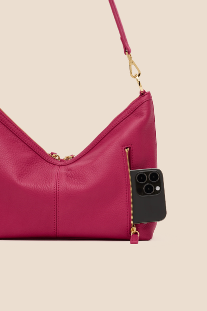Grace Med Calypso Suede/Gold Handbag