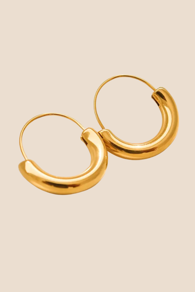 Mackenzie U-Shape Hoop Earring