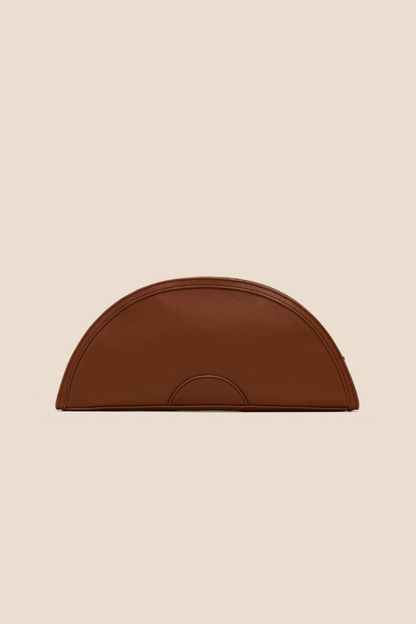 Shelley Sienna Flora/Brushed Gold Clutch