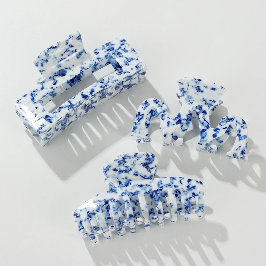 Coastal Blue Hair Clip