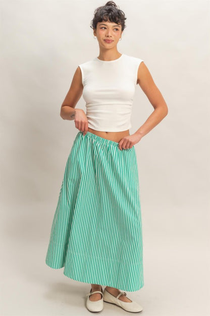 Peace of Mind Green Skirt