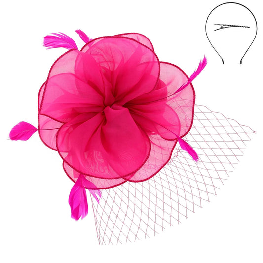 Bluegrass Beauty Fuschia Fascinator