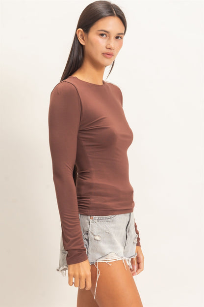 Back to Reality Brown Top