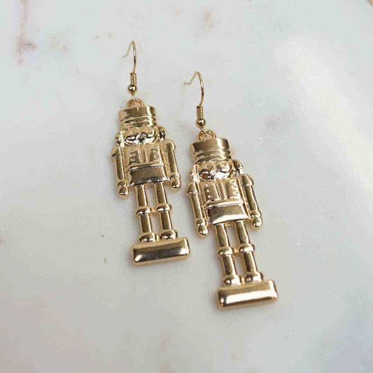 Nutcracker Gold Earrings