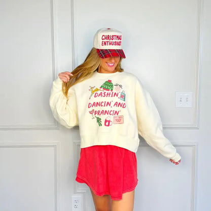 Dashin, Dancin and Prancin Sweatshirt