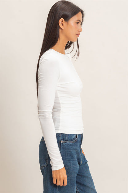 Back to Reality Off White Top