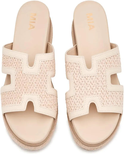 Caleena Bone Platform Sandal