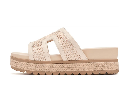 Caleena Bone Platform Sandal