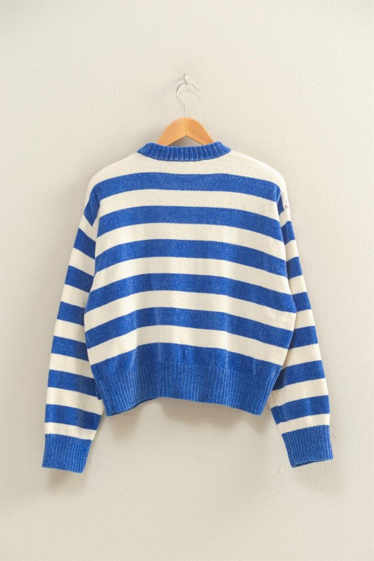 Kind Of Comforting Blue Sweater