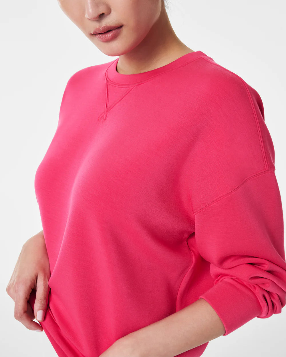 AirEssentials Cerise Pink Crew Sweatshirt