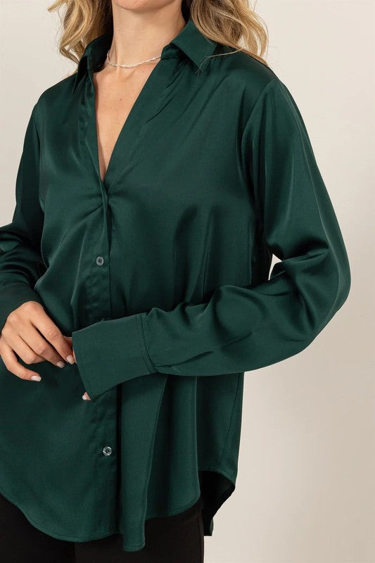 Urban Symphony Dark Green Top