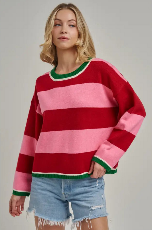 Casual Stripe Sweater