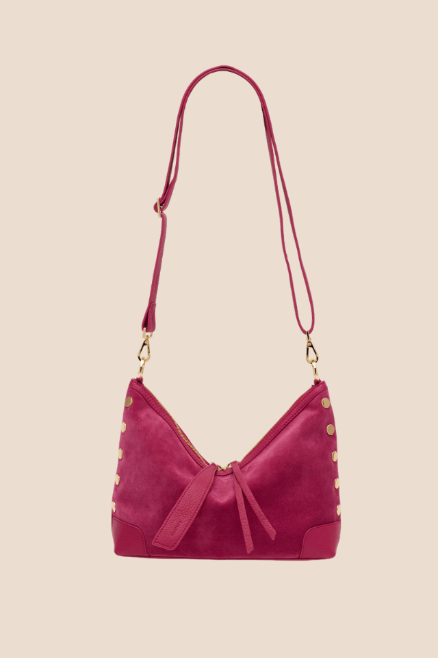 Grace Med Calypso Suede/Gold Handbag