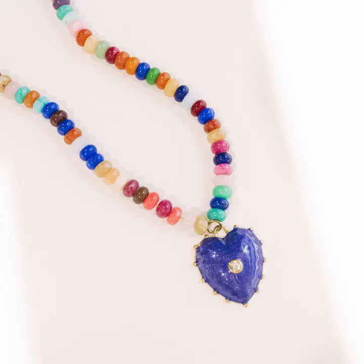 Cosmic Candy Heart Necklace