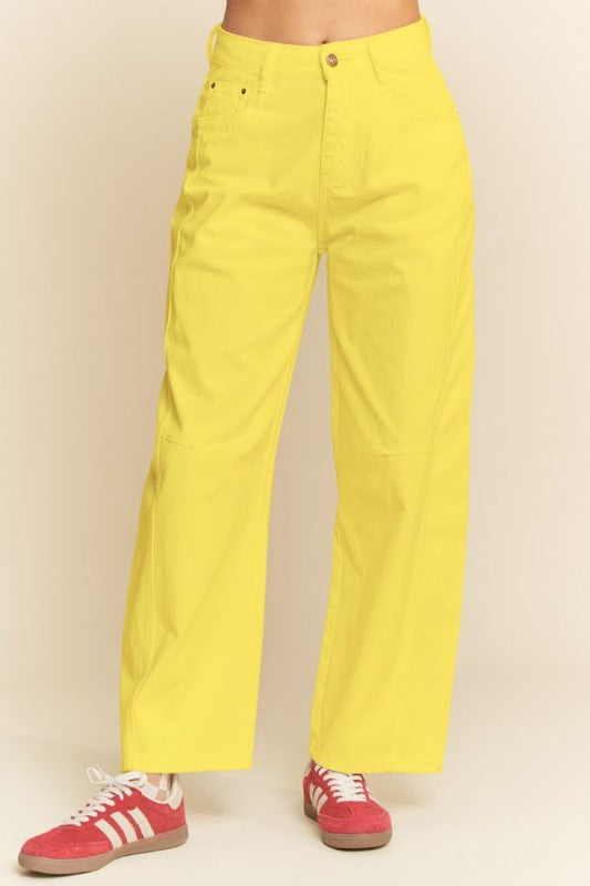 Making a Statement Yellow Pant