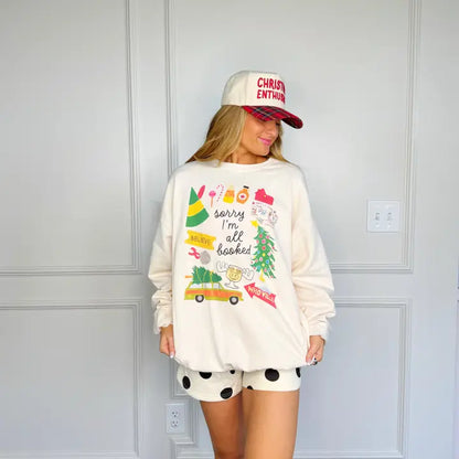 Sorry I'm All Booked Sweatshirt