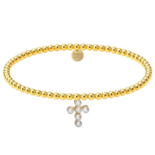 Rachel Charm 14K Gold Filled Beaded Bracelet