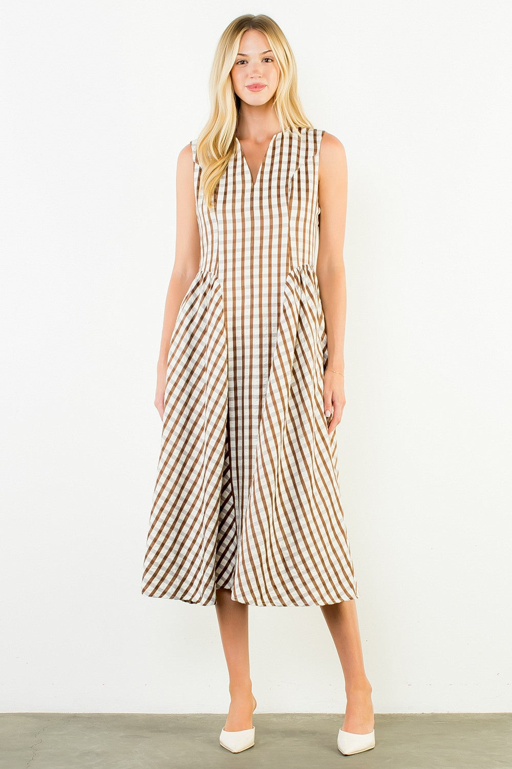 Checkered Charm Dress