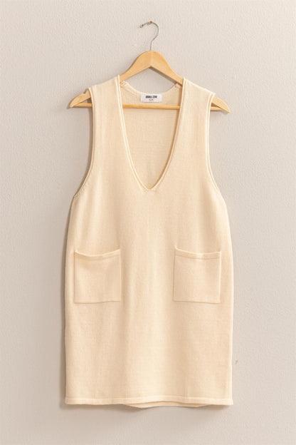 Mentally Here Cream Dress