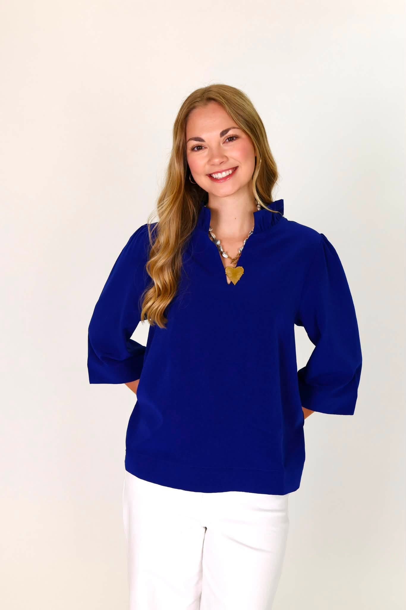 That Means Everything Royal Blue Top