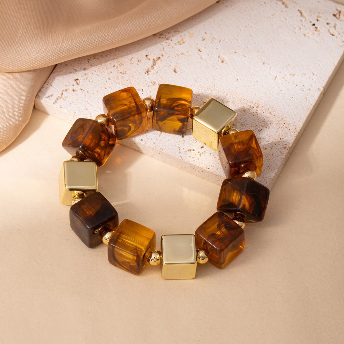 Modern Luxe Brown Bracelet