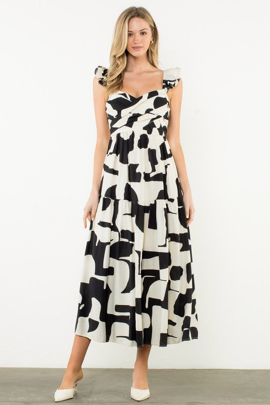 Wild Aura Midi Dress