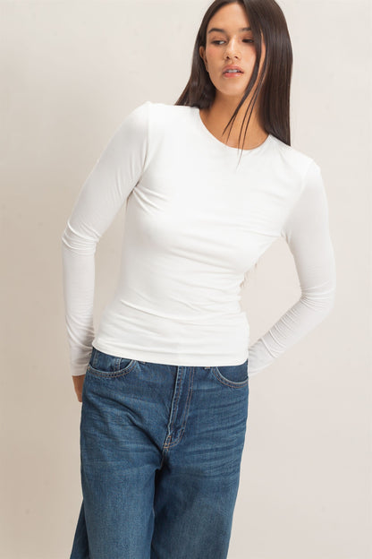 Back to Reality Off White Top