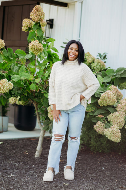 Boho Romana Oatmeal Sweater