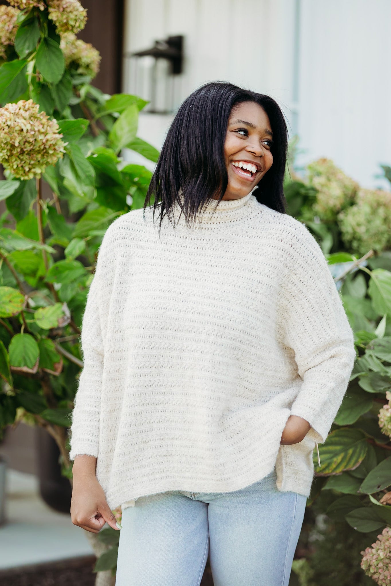 Boho Romana Oatmeal Sweater