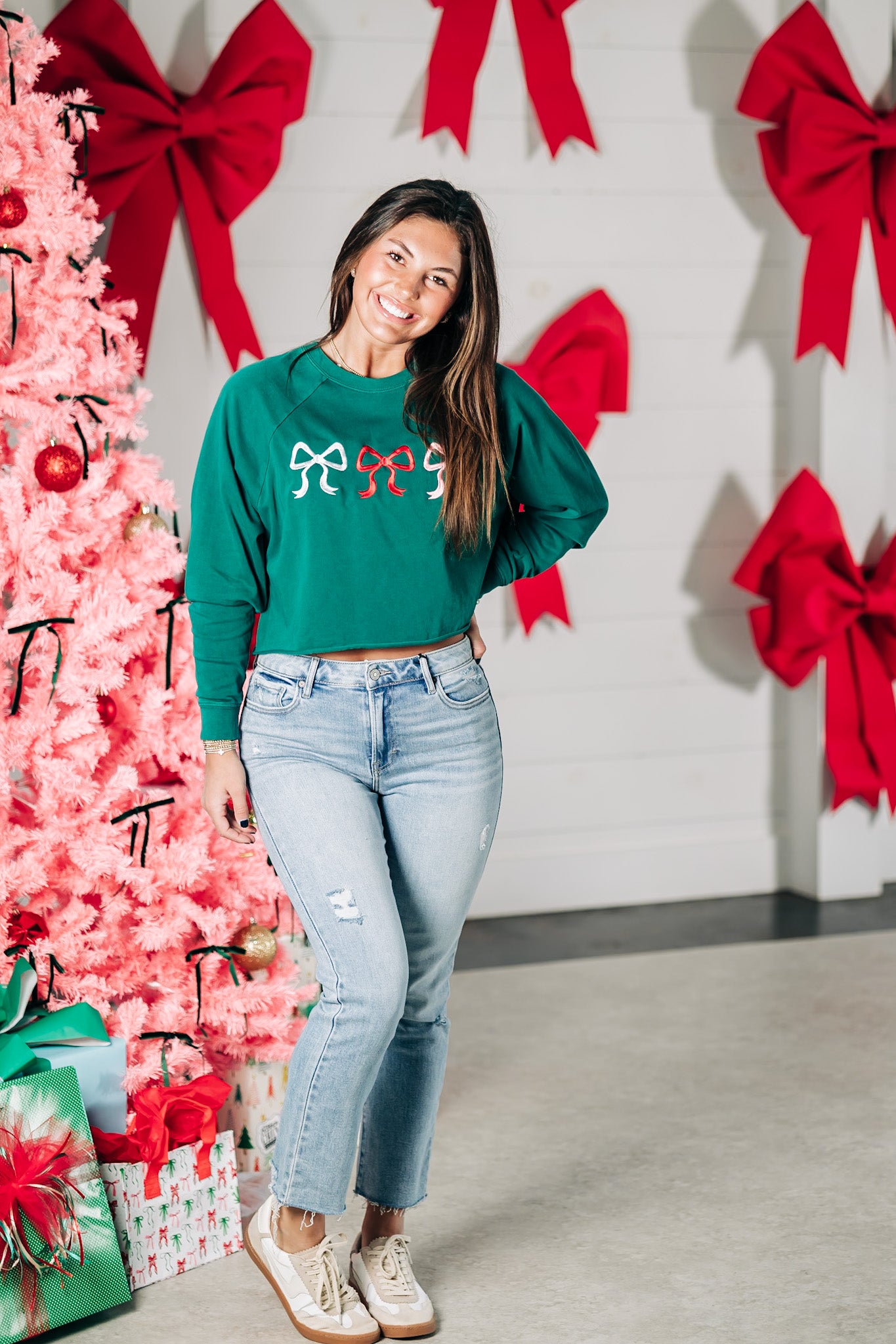 Ribbons & Bows Long Sleeve Tee