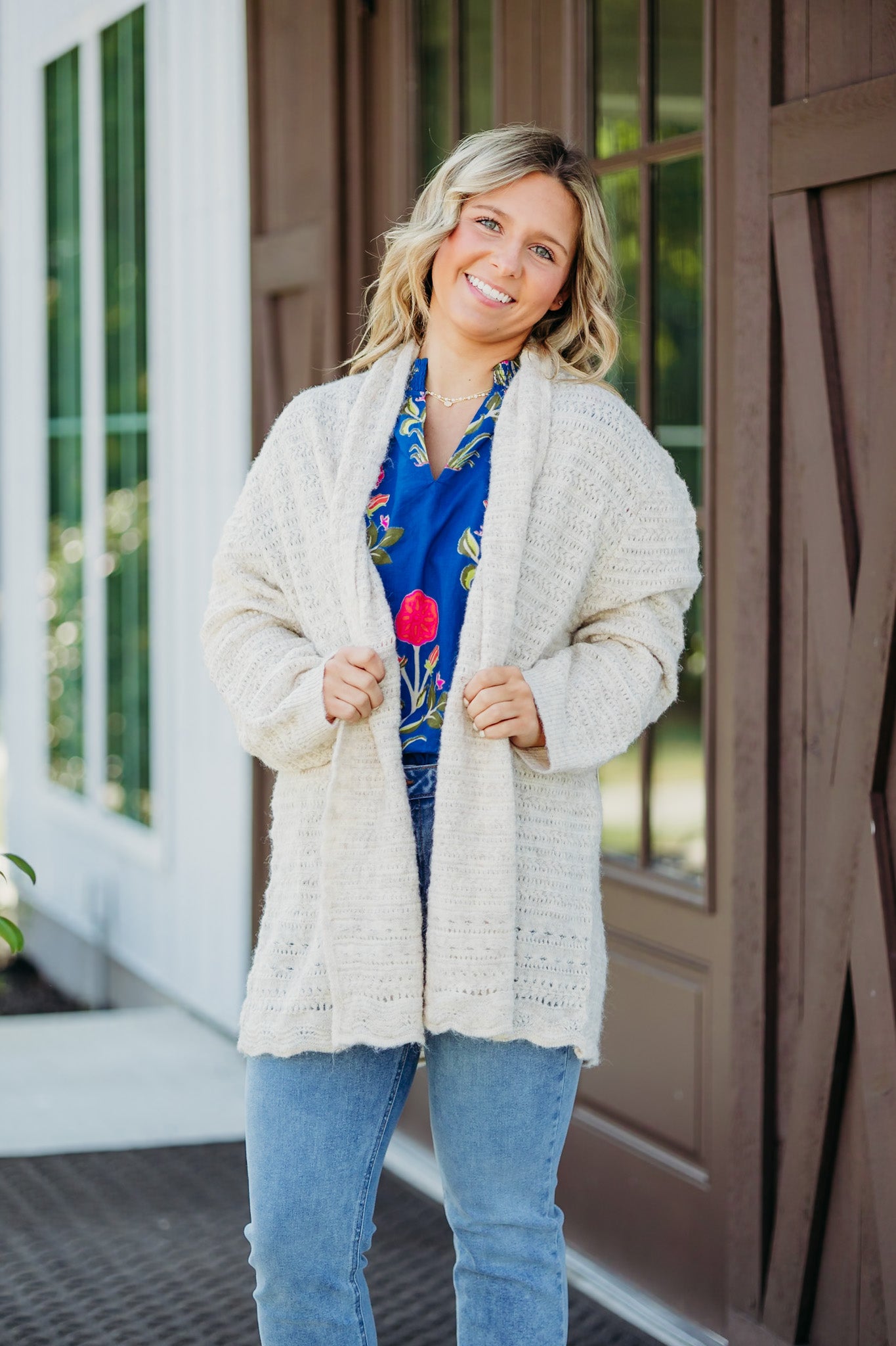 Romana Oatmeal Cardigan