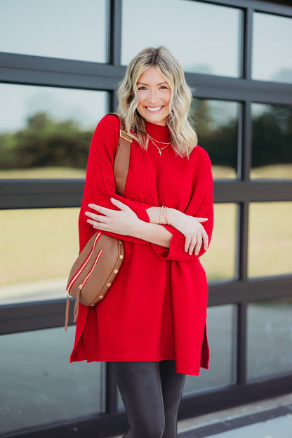 Boho Scarlet Tunic