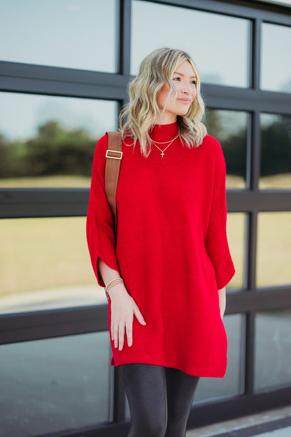 Boho Scarlet Tunic