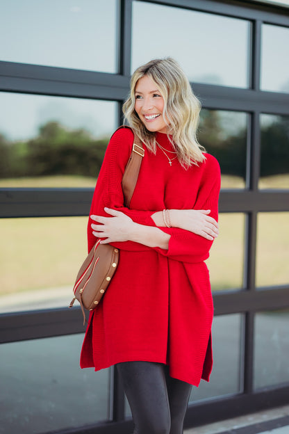 Boho Scarlet Tunic