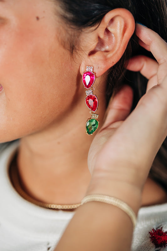 Christmas Lights Earrings