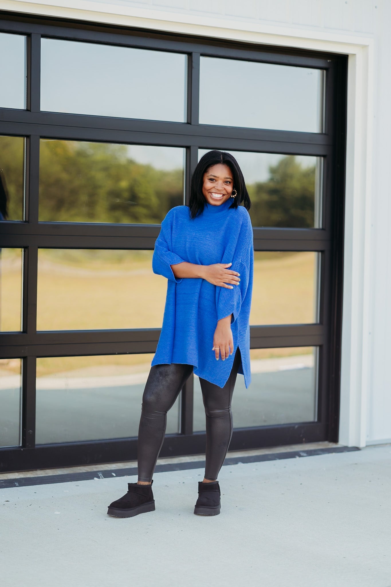 Boho Persian Blue Tunic Top